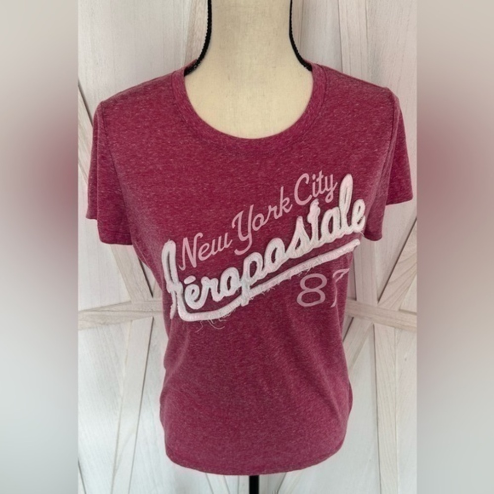 ✨Aero distressed t shirt tee xl